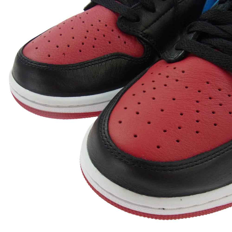 NIKE ナイキ CZ0775-046 Women's Air Jordan 1 Retro Low OG ウィメンズ エアジョーダン1 レトロ ローカットスニーカー ブラック系 レッド系 ライトブルー系 28.5cm【新古品】【未使用】【中古】