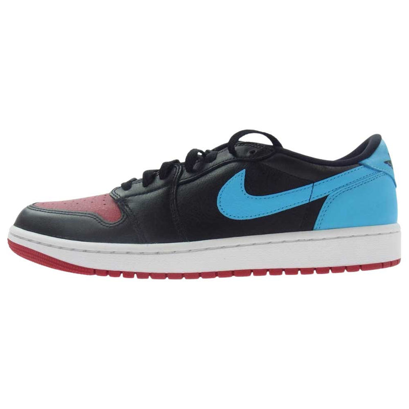 NIKE ナイキ CZ0775-046 Women's Air Jordan 1 Retro Low OG ウィメンズ エアジョーダン1 レトロ ローカットスニーカー ブラック系 レッド系 ライトブルー系 28cm【新古品】【未使用】【中古】