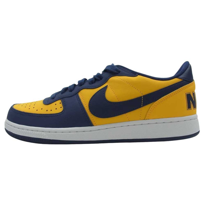 NIKE ナイキ FJ4206-700 Terminator Low University Gold and Navy Michigan ターミネーター ロー スニーカー イエロー系 ネイビー系 27.5cm【新古品】【未使用】【中古】