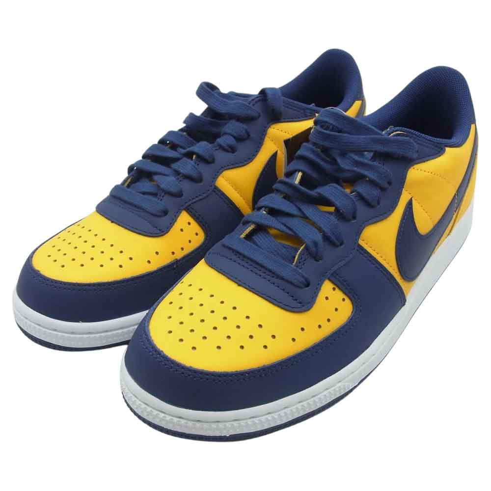 NIKE ナイキ FJ4206-700 Terminator Low University Gold and Navy Michigan ターミネーター ロー スニーカー イエロー系 ネイビー系 27.5cm【新古品】【未使用】【中古】