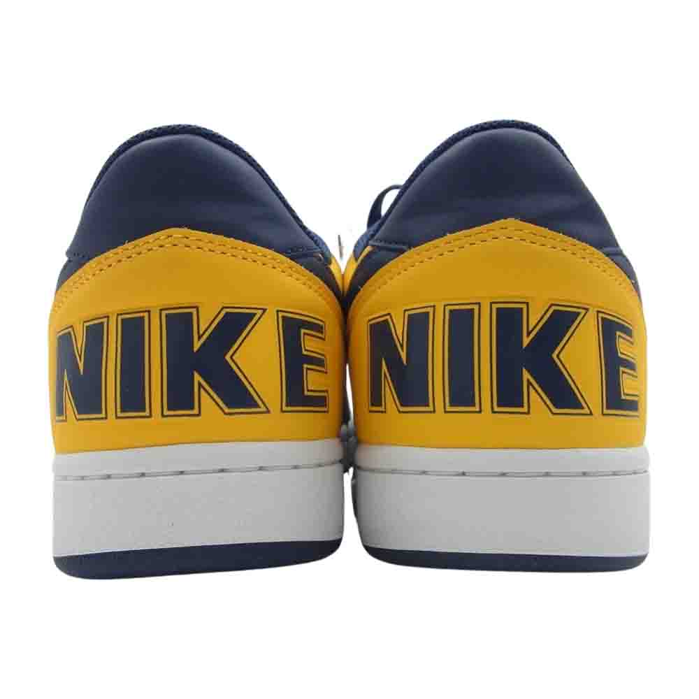 NIKE ナイキ FJ4206-700 Terminator Low University Gold and Navy Michigan ターミネーター ロー スニーカー イエロー系 ネイビー系 27.5cm【新古品】【未使用】【中古】