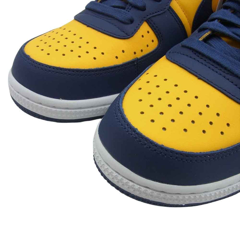 NIKE ナイキ FJ4206-700 Terminator Low University Gold and Navy Michigan ターミネーター ロー スニーカー イエロー系 ネイビー系 27.5cm【新古品】【未使用】【中古】