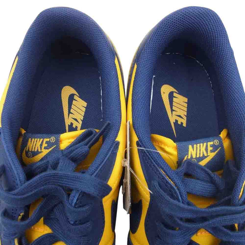 NIKE ナイキ FJ4206-700 Terminator Low University Gold and Navy Michigan ターミネーター ロー スニーカー イエロー系 ネイビー系 27.5cm【新古品】【未使用】【中古】