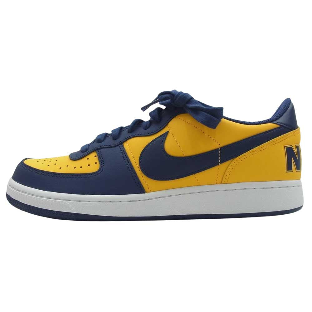 NIKE ナイキ FJ4206-700 Terminator Low University Gold and Navy Michigan ターミネーター ロー スニーカー イエロー系 ネイビー系 27.5cm【新古品】【未使用】【中古】