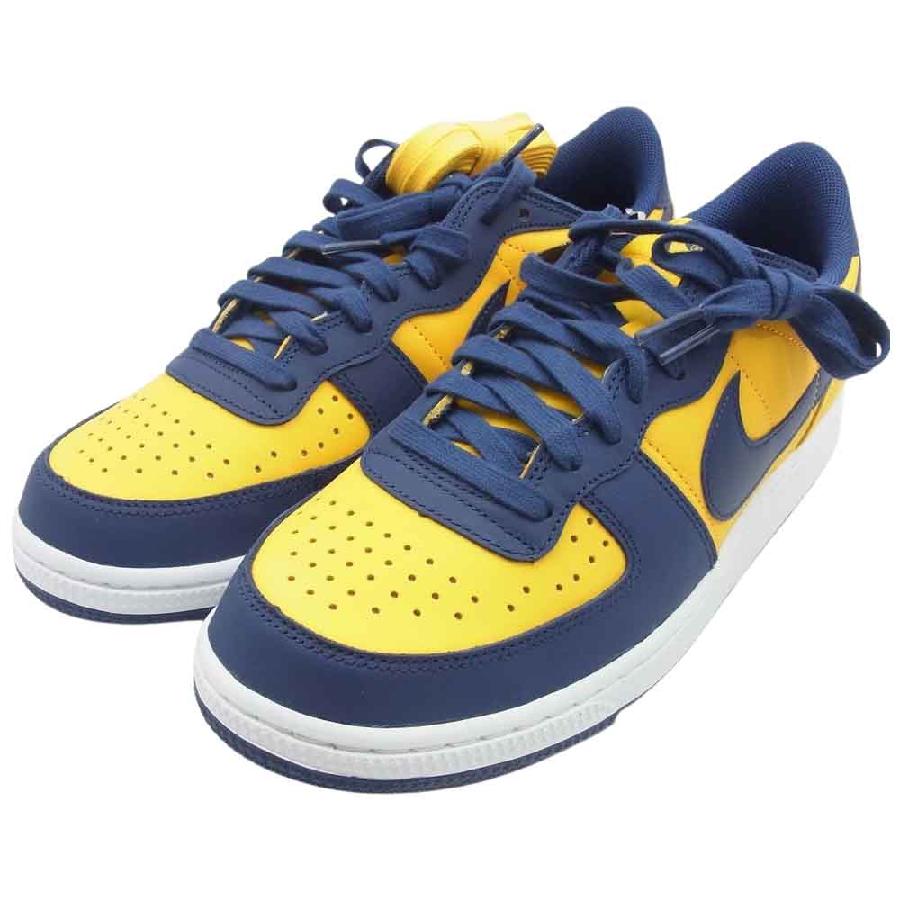 NIKE ナイキ FJ4206-700 Terminator Low University Gold and Navy Michigan ターミネーター ロー スニーカー イエロー系 ネイビー系 27.5cm【新古品】【未使用】【中古】