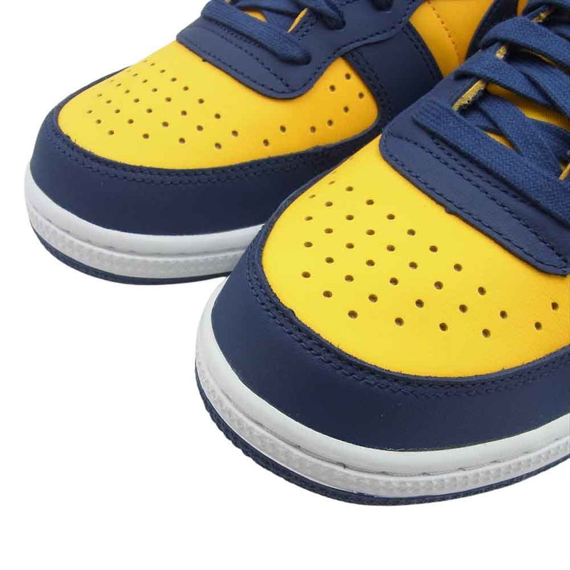 NIKE ナイキ FJ4206-700 Terminator Low University Gold and Navy Michigan ターミネーター ロー スニーカー イエロー系 ネイビー系 27.5cm【新古品】【未使用】【中古】