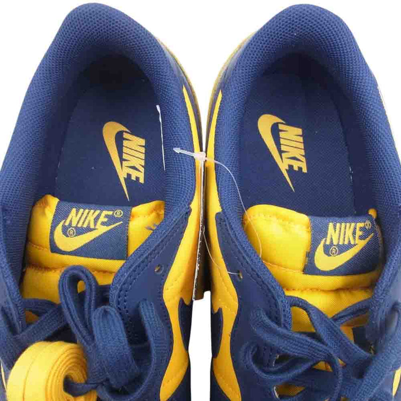 NIKE ナイキ FJ4206-700 Terminator Low University Gold and Navy Michigan ターミネーター ロー スニーカー イエロー系 ネイビー系 27.5cm【新古品】【未使用】【中古】