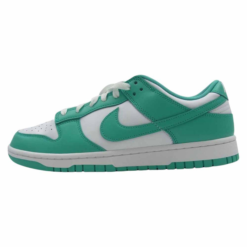 NIKE ナイキ DV0833-101 Dunk Low Clear Jade ダンク ロー クリア ジェイド スニーカー ホワイト系 ティファニーブルー系 28cm【極上美品】【中古】