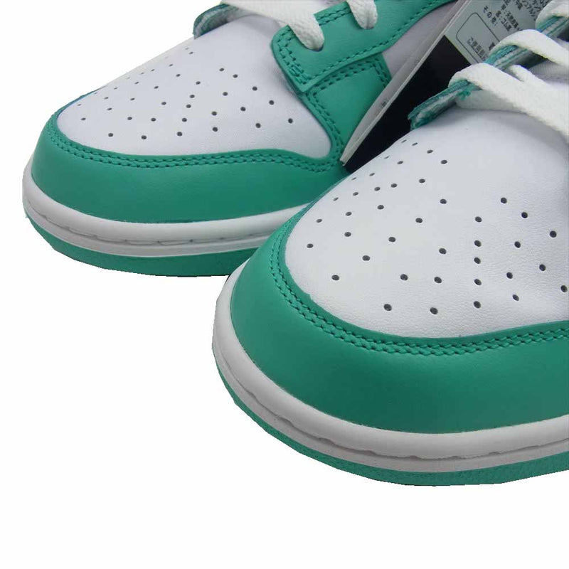 NIKE ナイキ DV0833-101 Dunk Low Clear Jade ダンク ロー クリア ジェイド スニーカー ホワイト系 ティファニーブルー系 28cm【極上美品】【中古】