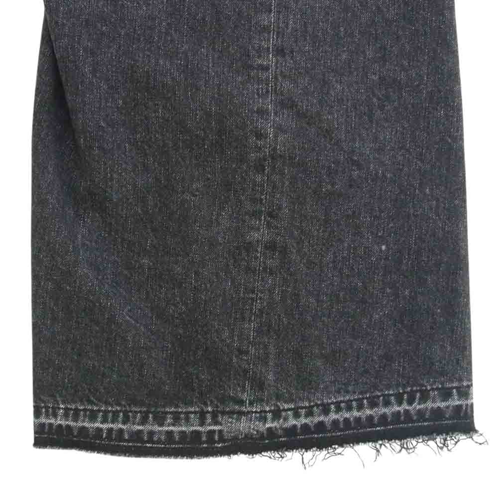 Jieda ジエダ 24SS Jie-24S-PT04 USED 3D BAGGY DENIM ユーズド 3D バギー デニムパンツ ジーンズ ブラック系 2【新古品】【未使用】【中古】