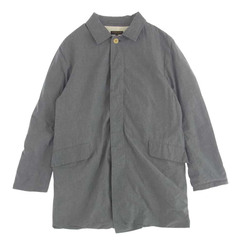 A VONTADE アボンタージ コットン ネップ ステンカラーコート グレー系 M【中古】