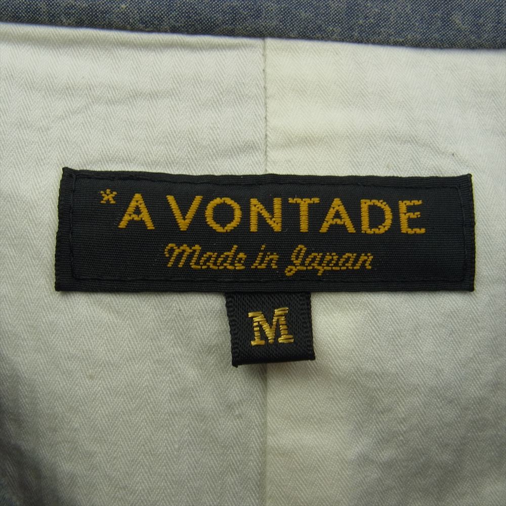 A VONTADE アボンタージ コットン ネップ ステンカラーコート グレー系 M【中古】