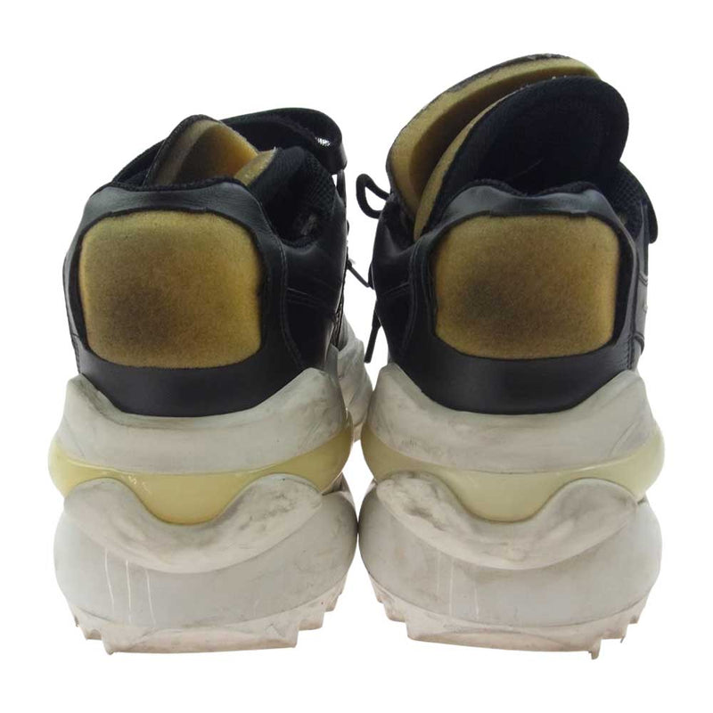 MAISON MARGIELA メゾンマルジェラ S37WS0465 P2082 T8013 RETRO FIT SNEAKER 22ライン イタリア製 レトロフィットスニーカー ダッドシューズ 厚底 ラバー パンチング レザー スニーカー ブラック系 41【中古】