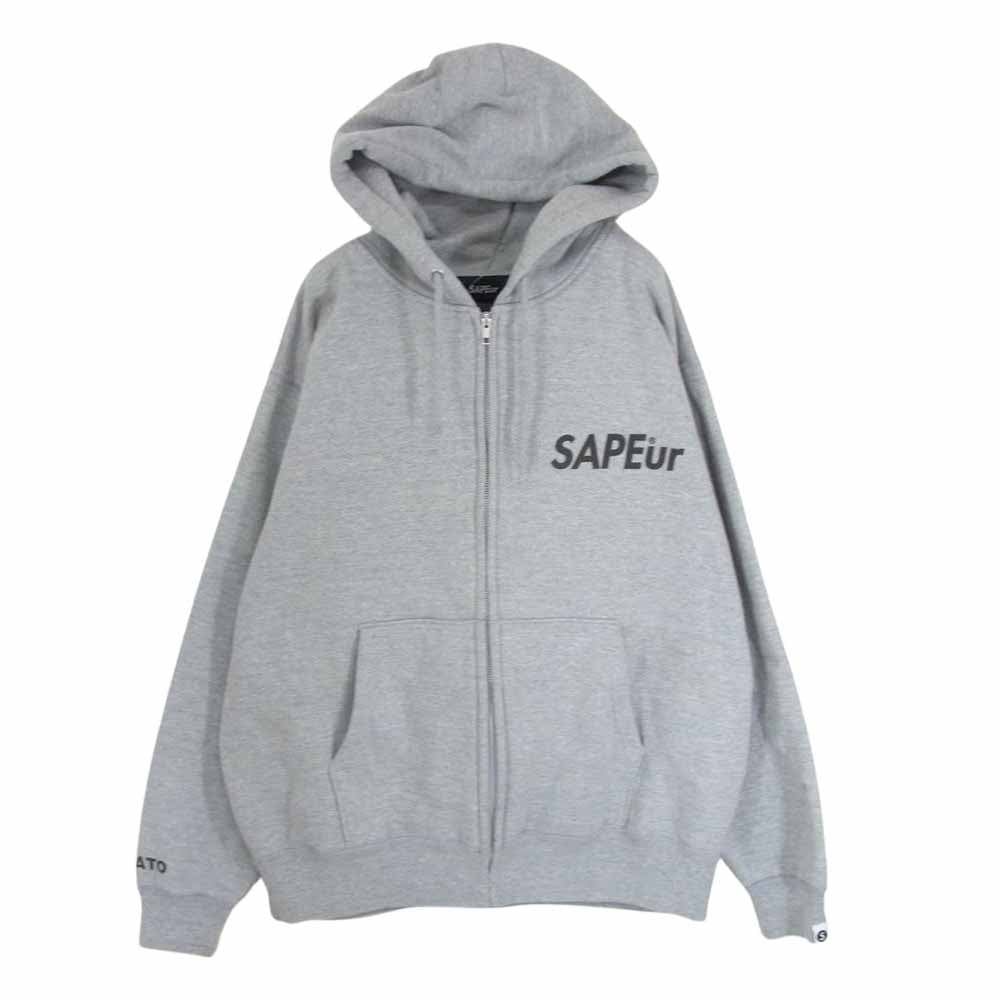 SAPEUR サプール ロッドマンジップ アップ パーカー グレー系 L【中古】