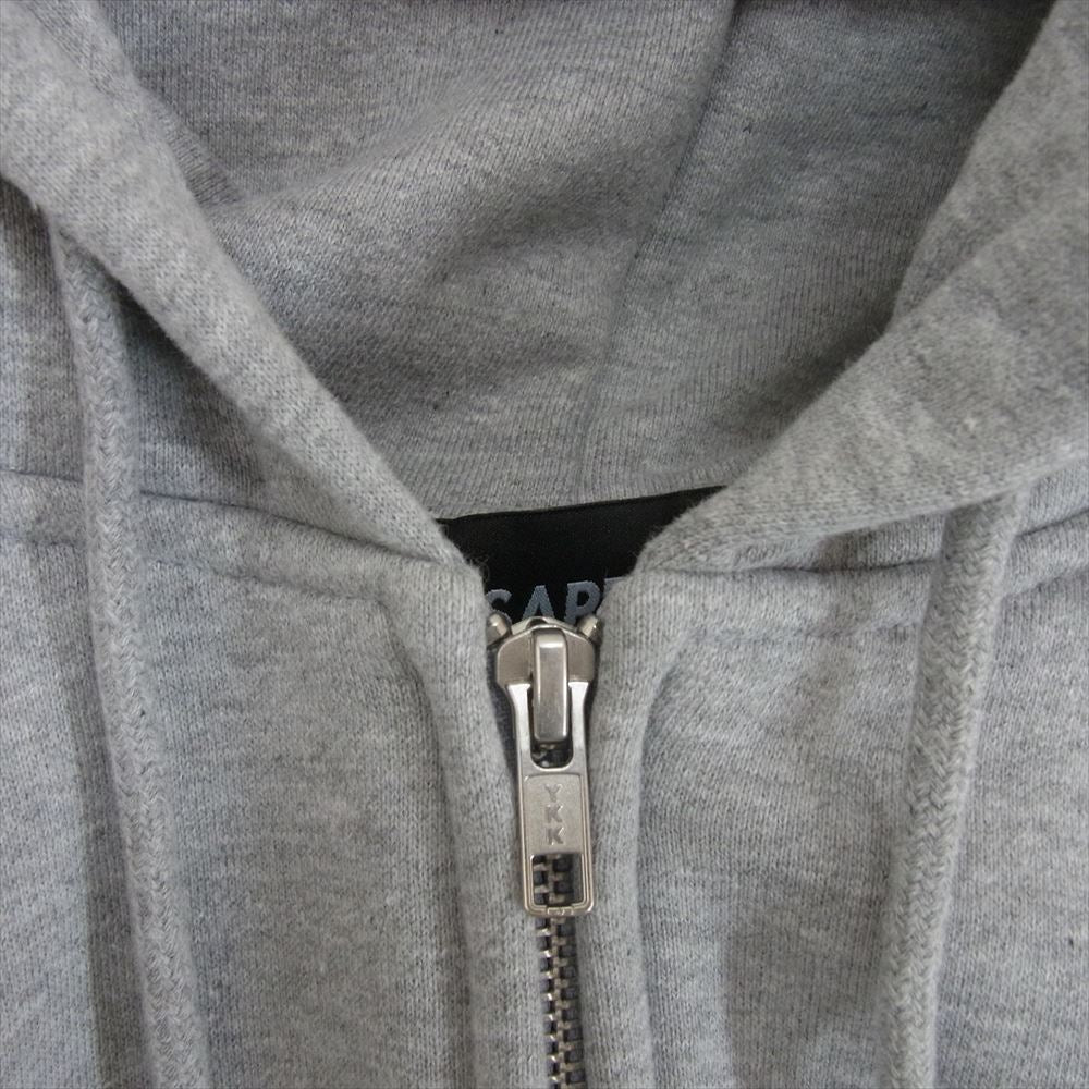 SAPEUR サプール ロッドマンジップ アップ パーカー グレー系 L【中古