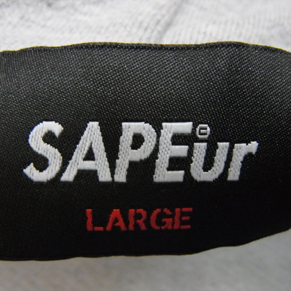 SAPEUR サプール ロッドマンジップ アップ パーカー グレー系 L【中古】