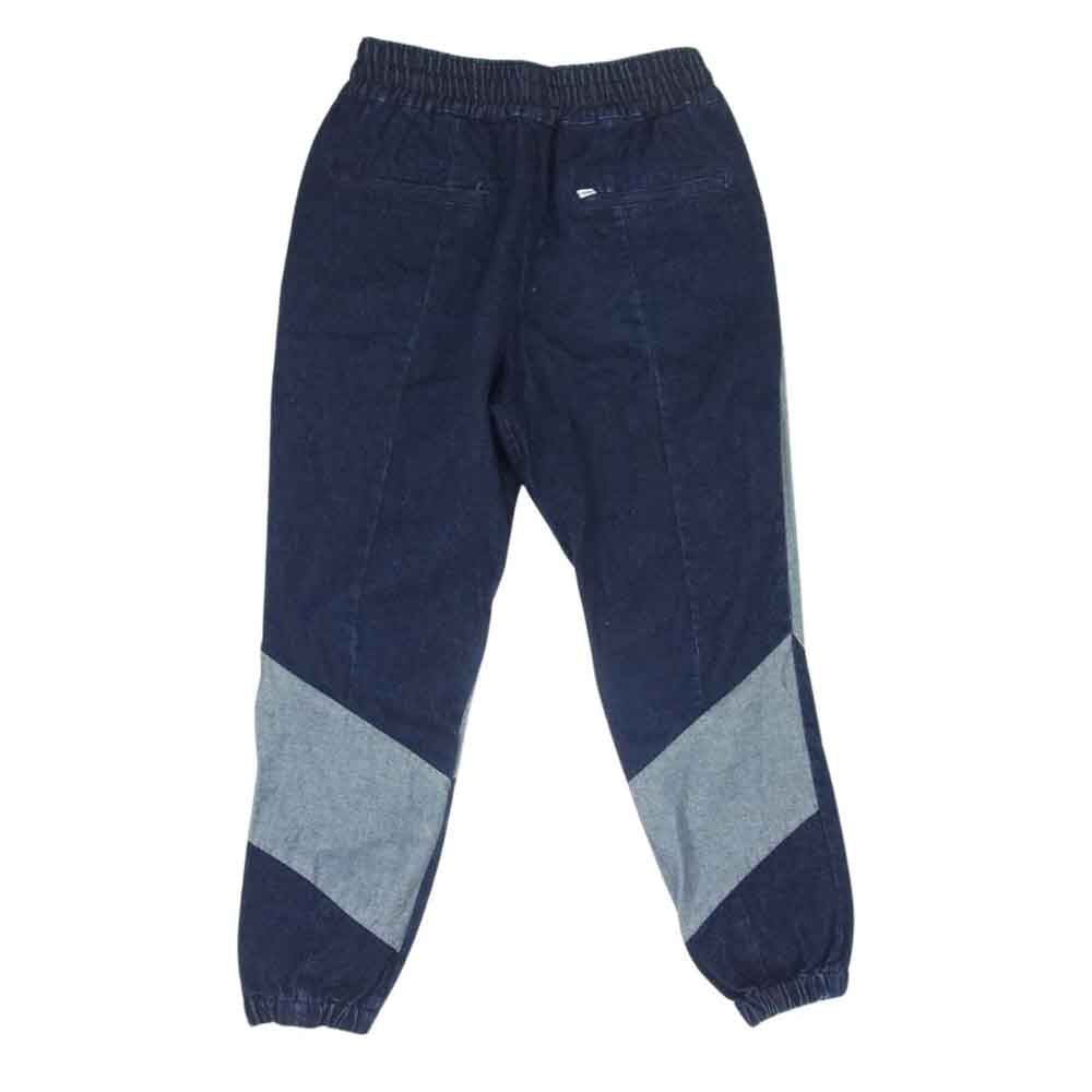 SAPEUR サプール DENIM TRACK PANTS デニム トラック パンツ インディゴブルー系 L【中古】