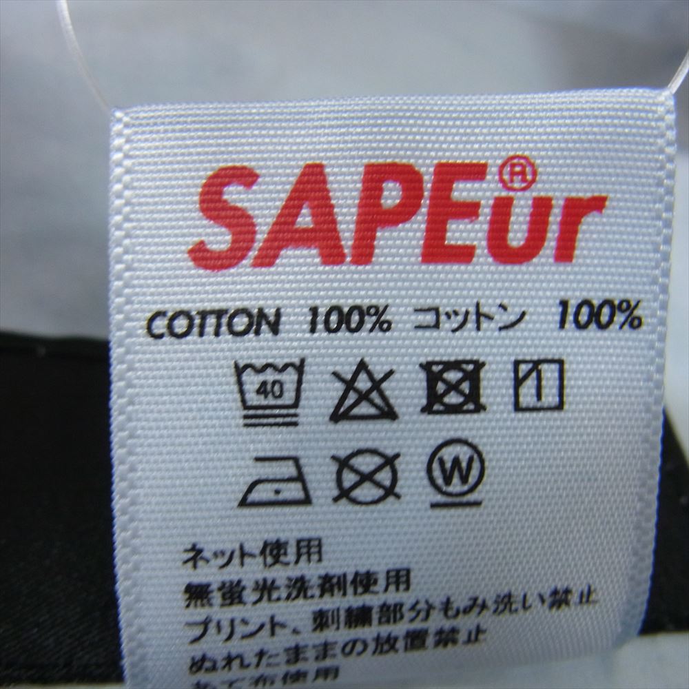 SAPEUR サプール DENIM TRACK PANTS デニム トラック パンツ インディゴブルー系 L【中古】