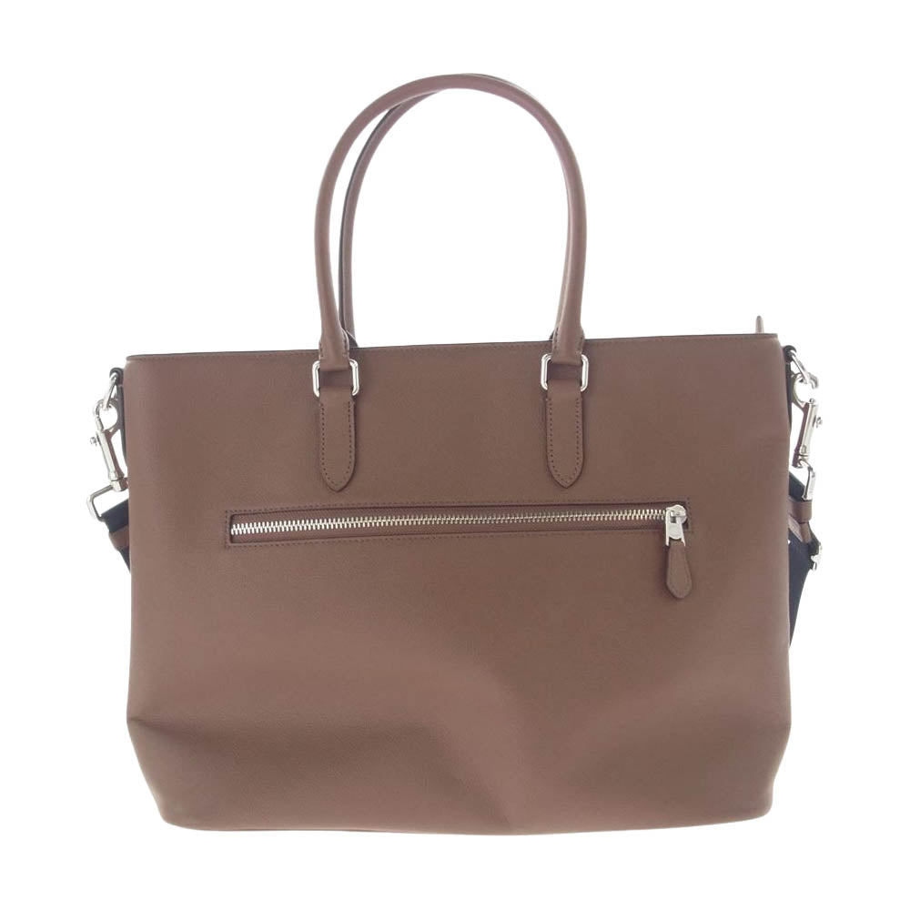 COACH コーチ C2841 レザー 2Way トートバッグ ブラウン系【極上美品