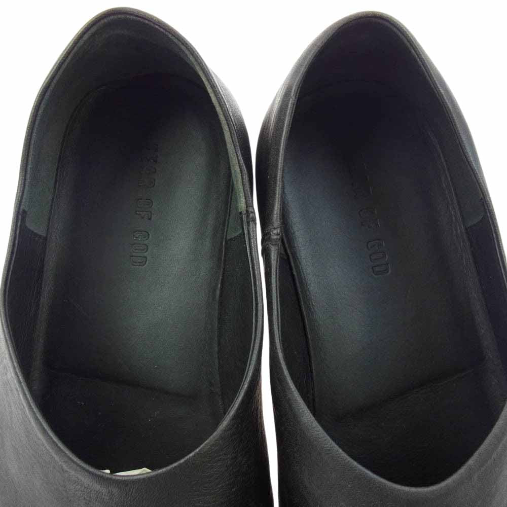 FEAR OF GOD フィアオブゴッド FG82-009WLT ザ ミュール スリッポン ローファー ブラック系 43【中古】