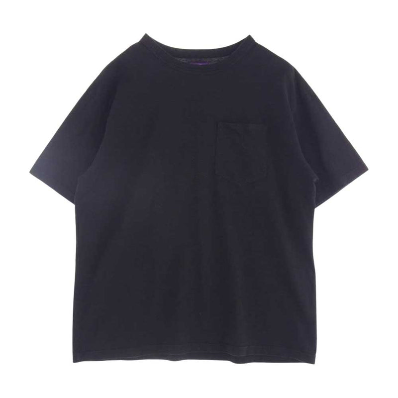 THE NORTH FACE ノースフェイス NT3315N PURPLE LABEL7oz H/S Pocket Tee ポケット Tシャツ ブラック系 XL【中古】