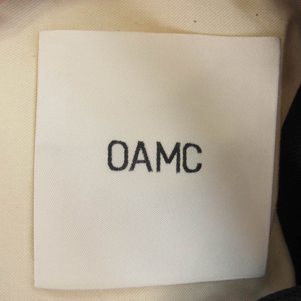 OAMC オーエーエムシー 24E28OAU02 Achilles Jacket Woven アキレス テーラード ジャケット ブラック系 50【美品】【中古】