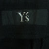 Y's Yohji Yamamoto ワイズ ヨウジヤマモト YJ-S50-119 フラップポケット ウール スカート ブラック系 サイズ表記なし【中古】