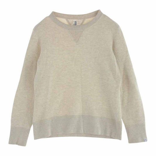 LOOPWHEELER ループウィラー BEAMS ビームス別注 両Vガゼット クルーネックリブ スウェット トレーナー グレー系 M【中古】