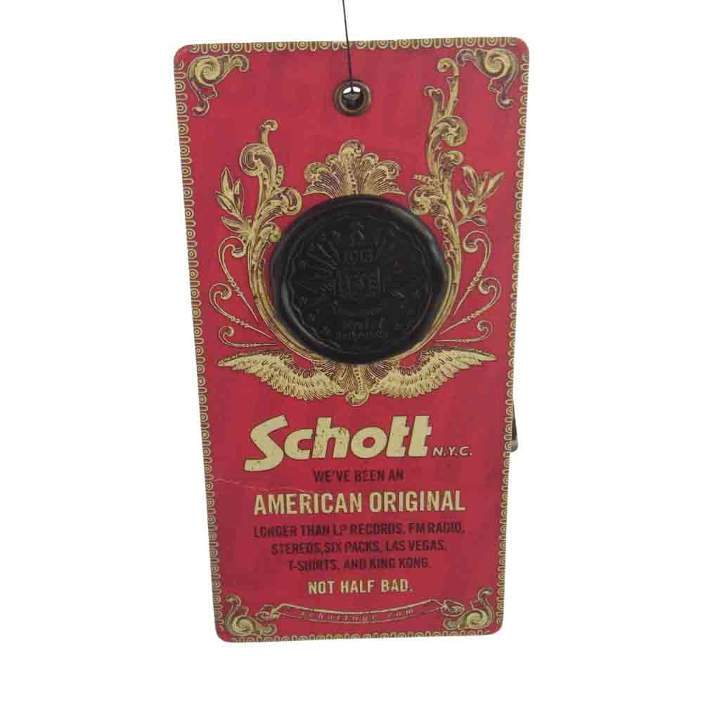 schott ショット 613RD 米国製 舶来堂別注 ワンスター DOUBLE RIDERS ダブルライダース ブラック系 46【極上美品】【中古】