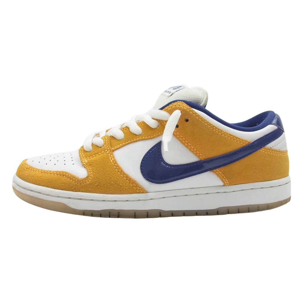 NIKE ナイキ BQ6817-800 SB Dunk Low Laser Orange SB ダンク ロー レーザーオレンジ ローカット スニーカー ホワイト系 イエロー系 パープル系 26.5cm【中古】