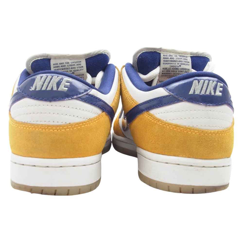 NIKE ナイキ BQ6817-800 SB Dunk Low Laser Orange SB ダンク ロー レーザーオレンジ ローカット スニーカー ホワイト系 イエロー系 パープル系 26.5cm【中古】