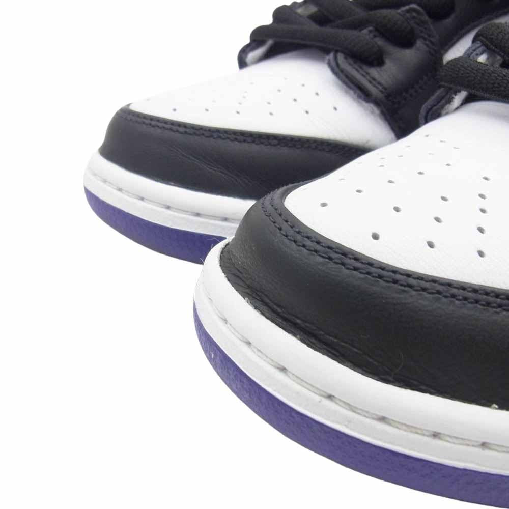 NIKE ナイキ BQ6817-500 SB Dunk Low Pro Court Purple SB ダンク ロー プロ コートパープル ローカット スニーカー ブラック系 パープル系 ホワイト系 27cm【中古】