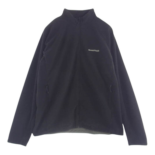 mont-bell モンベル シャミース フリース 裏地 ライナー ブラック系 XL【中古】