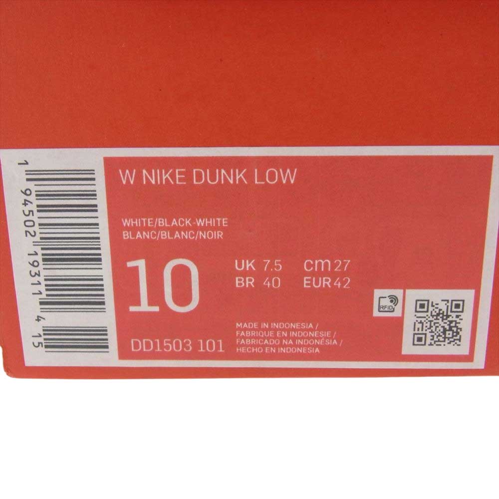 NIKE ナイキ DD1503-101 Dunk Lowダンク ロー パンダ ダンク スニーカー ブラック系 ホワイト系 27cm【中古】