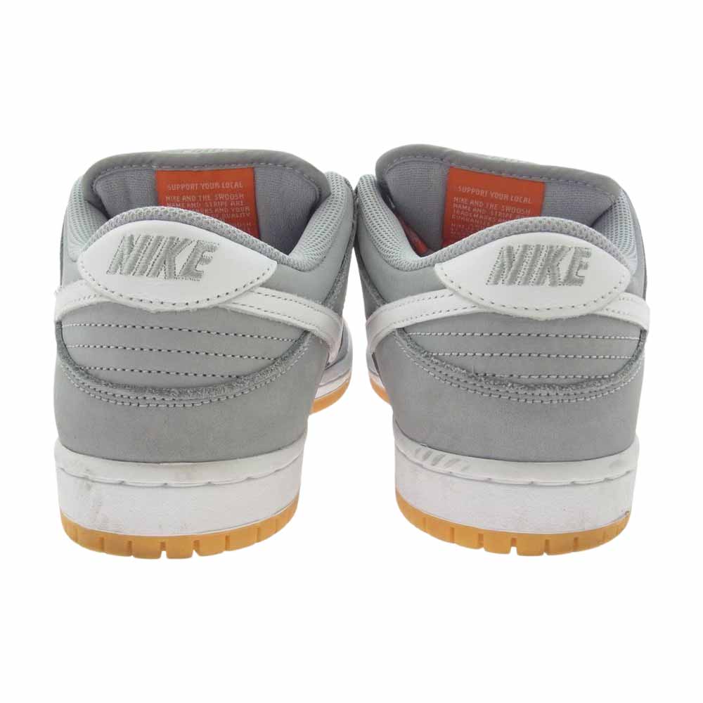 NIKE SB ナイキエスビー DV5464-001 Dunk Low Orange Label Grey Gum ダンク ロー オレンジレーベル グレーガム グレー系 26.5cm【中古】