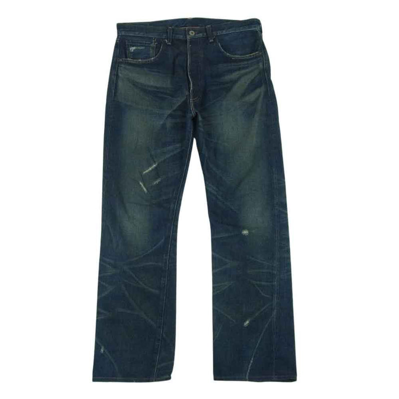 Levi's リーバイス 44501-0026 S501XX 1944 モデル BigE ストレート デニム パンツ 大戦モデル 復刻 日本製 インディゴブルー系 34【中古】