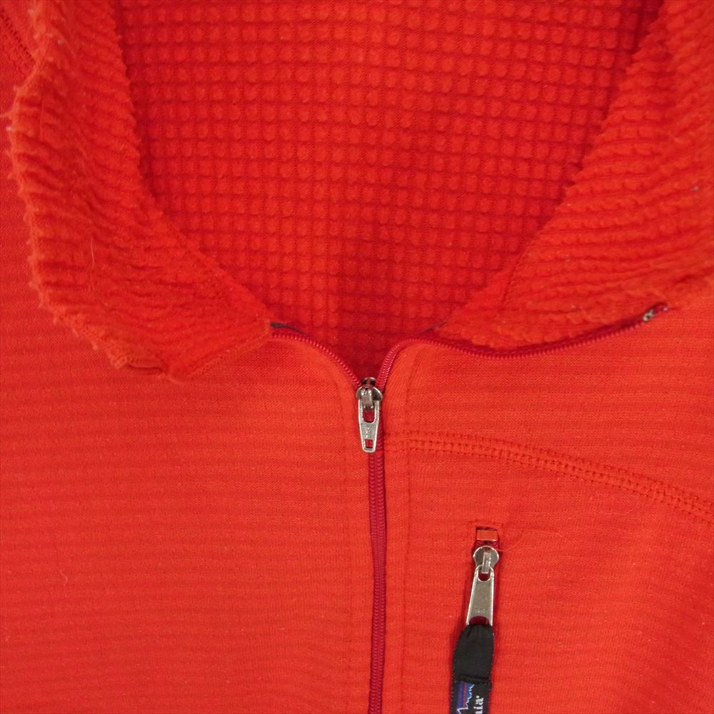 patagonia パタゴニア 40100 USA製 00年製 R1 Flash Pullover ハーフジップ フラッシュ プルオーバー フリース ジャケット レッド系 L【中古】