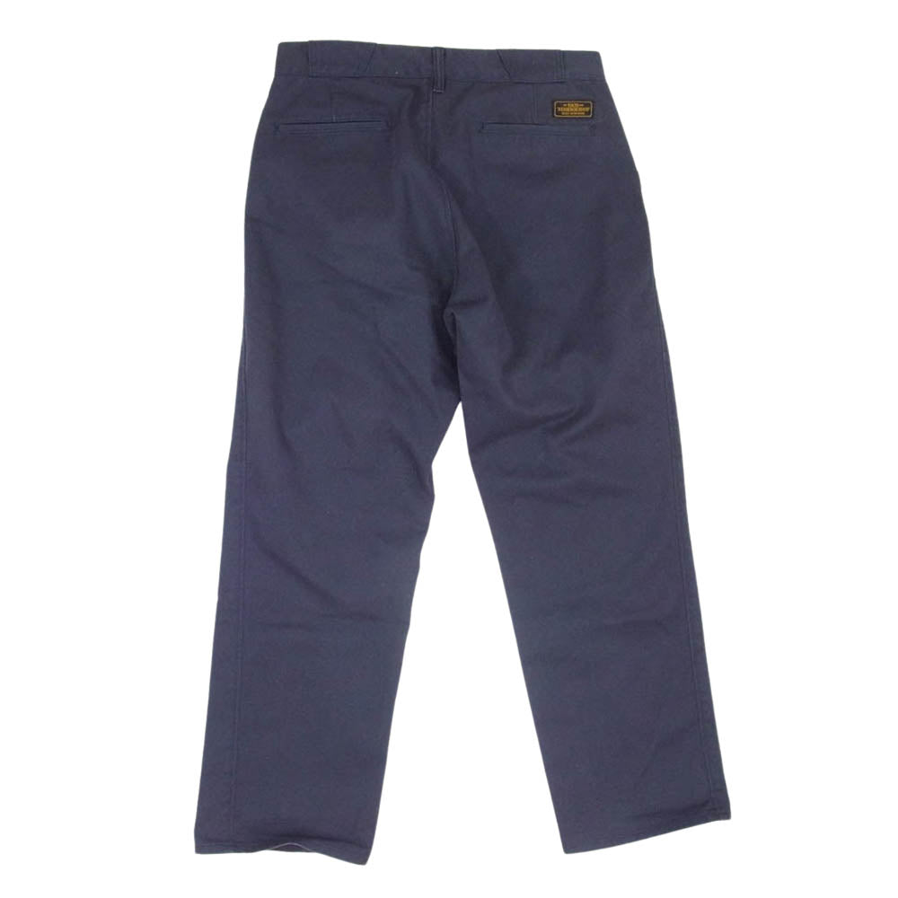 NEIGHBORHOOD ネイバーフッド 18AW 181SPNH-PTM01 WP.WIDE/EC-PT ワイド チノ ワーク パンツ ネイビー系 M【中古】