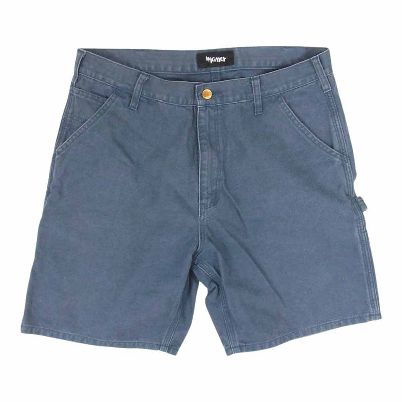 マシス DUCK PAINTER SHORTS WASH ペインター ショーツ ネイビー系 M【中古】