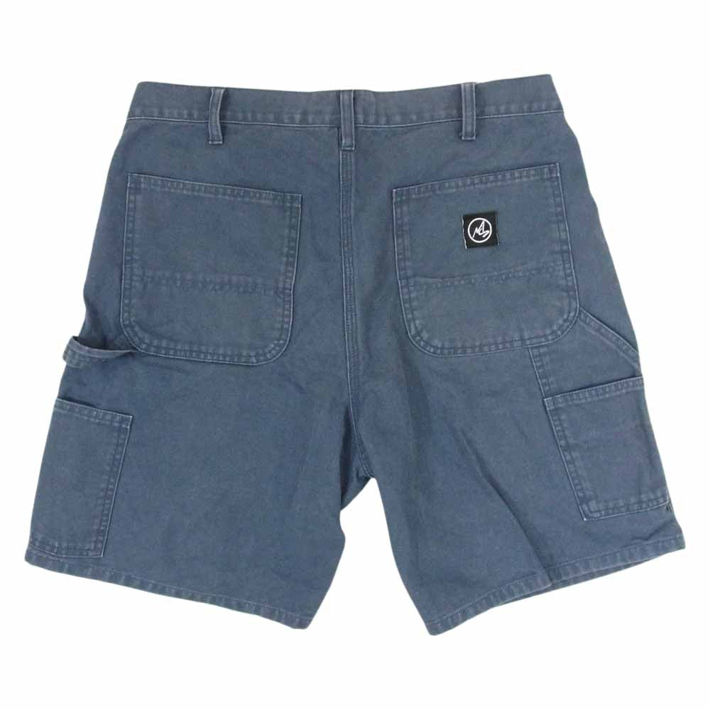 マシス DUCK PAINTER SHORTS WASH ペインター ショーツ ネイビー系 M【中古】