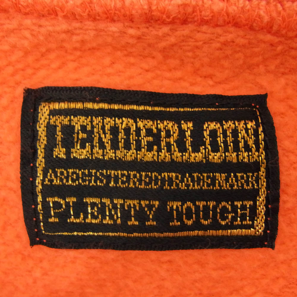 TENDERLOIN テンダーロイン ジップアップ スウェット パーカー オレンジ レッド系 M【中古】