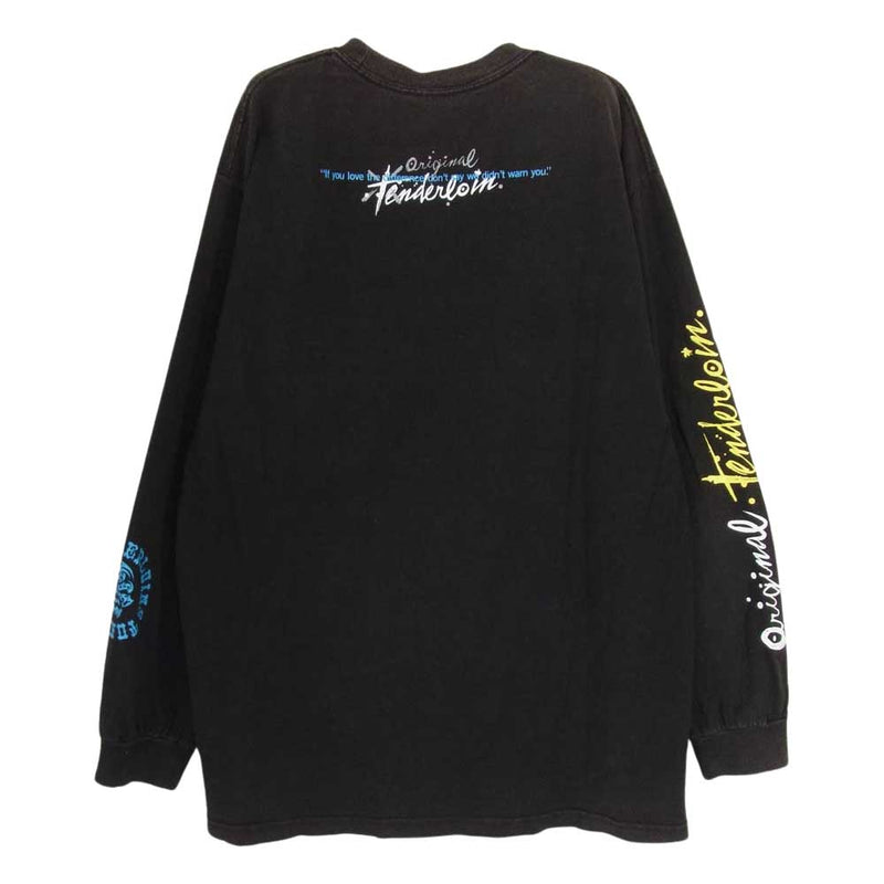 TENDERLOIN テンダーロイン L/S T.W.B.P.M 三猿 ボルネオスカル ロンT ロングスリーブ Tシャツ ロンT ブラック系 L【中古】