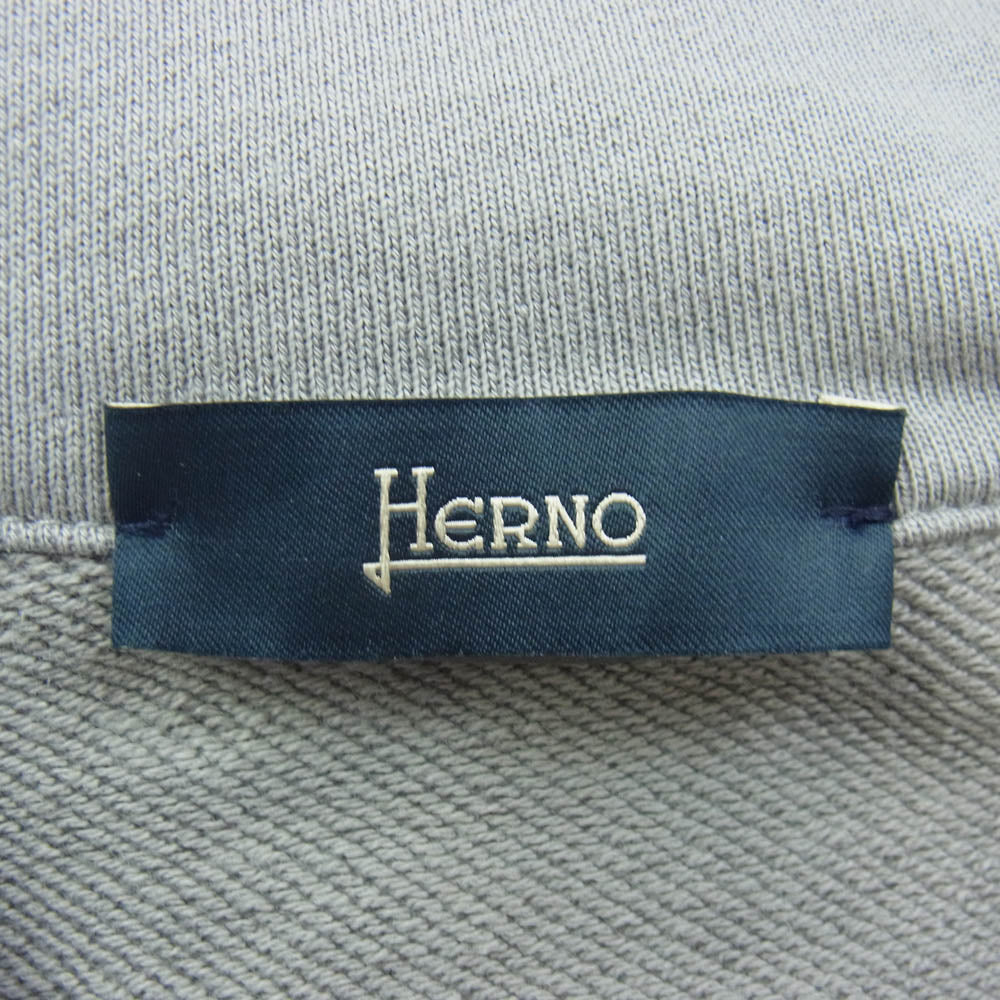 Herno ヘルノ JC0012U ジップ アップ パーカー フーディー バイカラー ワッペン マルチカラー系 50【極上美品】【中古】
