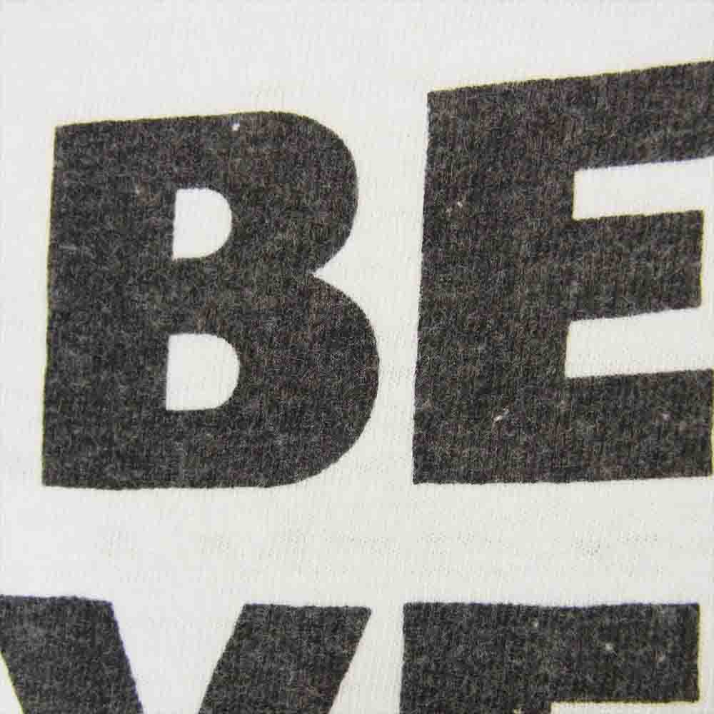 READY MADE レディメイド SS T-SHIRT PEACE ピース エイジング加工 Tシャツ ホワイト系 XL【中古】