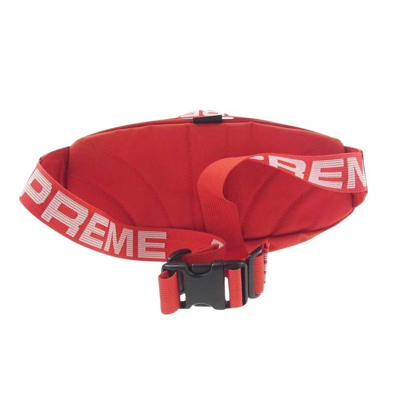 Supreme シュプリーム 18SS Waist bag BOX LOGO ボックスロゴ ウエストバッグ ポーチ ショルダーバッグ レッド系【中古】