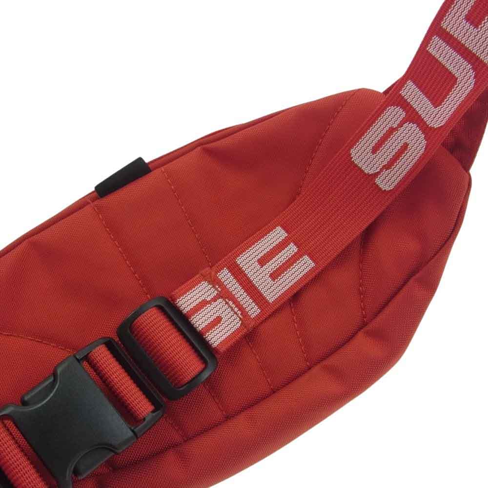 Supreme シュプリーム 18SS Waist bag BOX LOGO ボックスロゴ ウエストバッグ ポーチ ショルダーバッグ レッド系【中古】