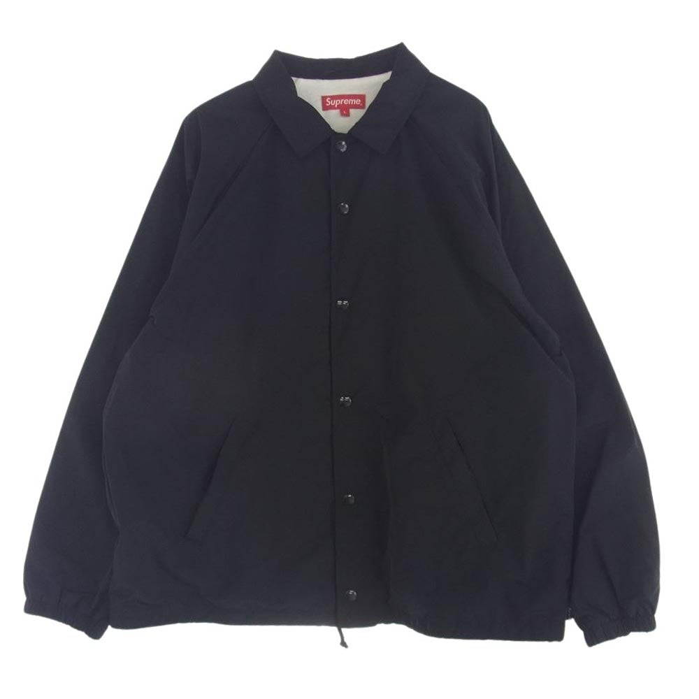 Supreme シュプリーム 20SS World Famous Coaches Jacket バックロゴプリント ポリエステルコーチジャケット ブラック系 L【中古】