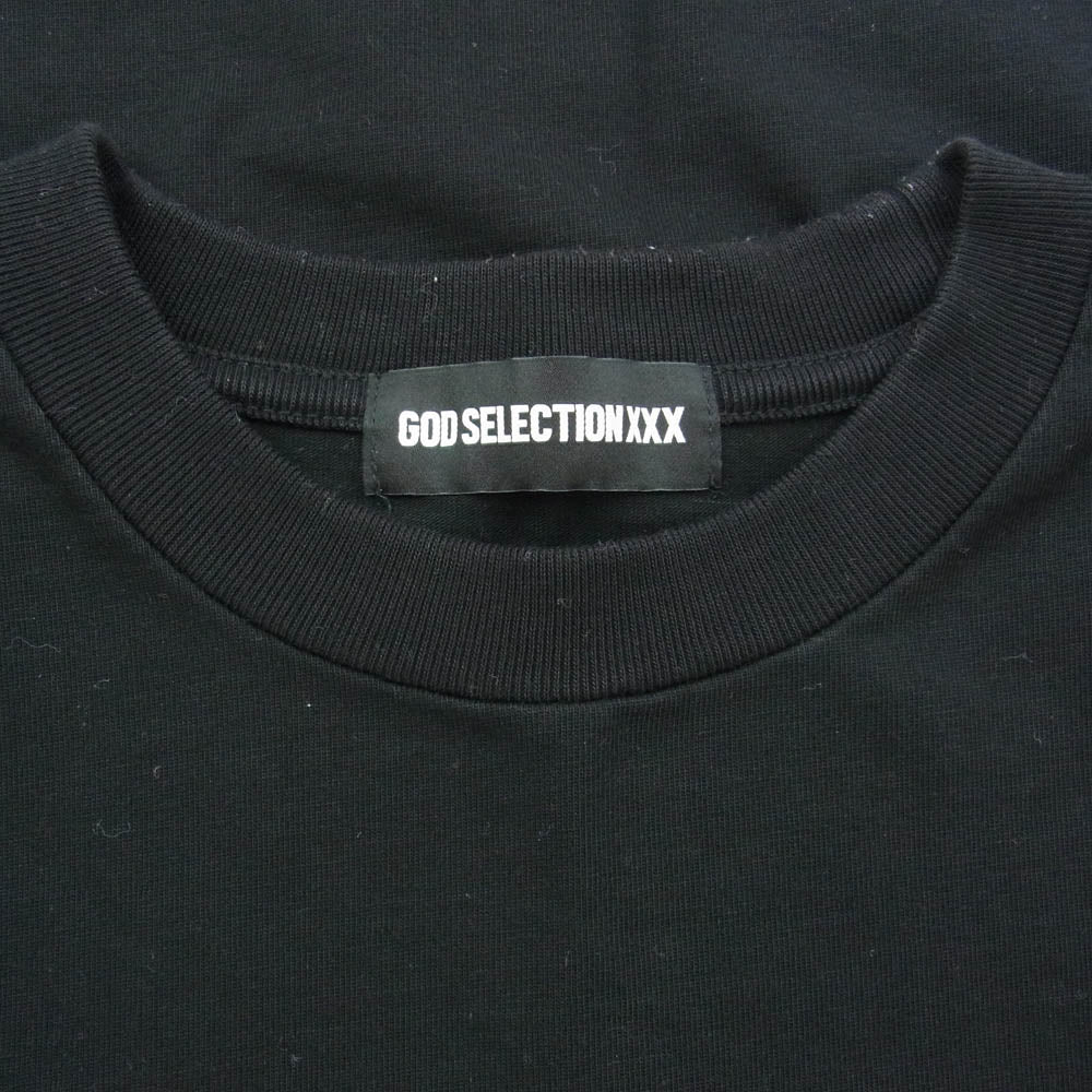 GOD SELECTION XXX ゴッドセレクション 21SS × ANTI SOCIAL SOCIAL CLUB アンチソーシャルソーシャルクラブ LOGO ロゴ Tシャツ ブラック系 M【中古】