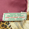 GUCCI グッチ シルク100% 動物 アニマル フラワー 花 スカーフ バーガンディ マルチカラー系【中古】