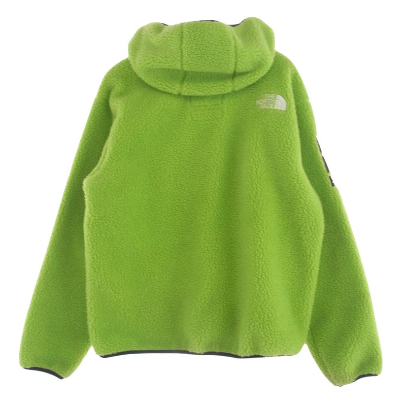 Supreme シュプリーム 20AW The North Face ノースフェイス S Logo Hooded Fleece Jacket  Lime Sロゴ フリース ジャケット ライム グリーン系 M【中古】